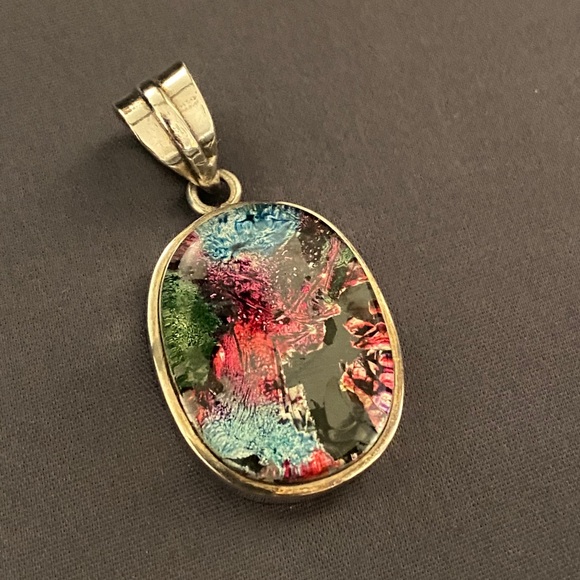 Jewelry - Dichroic Glass Pendant